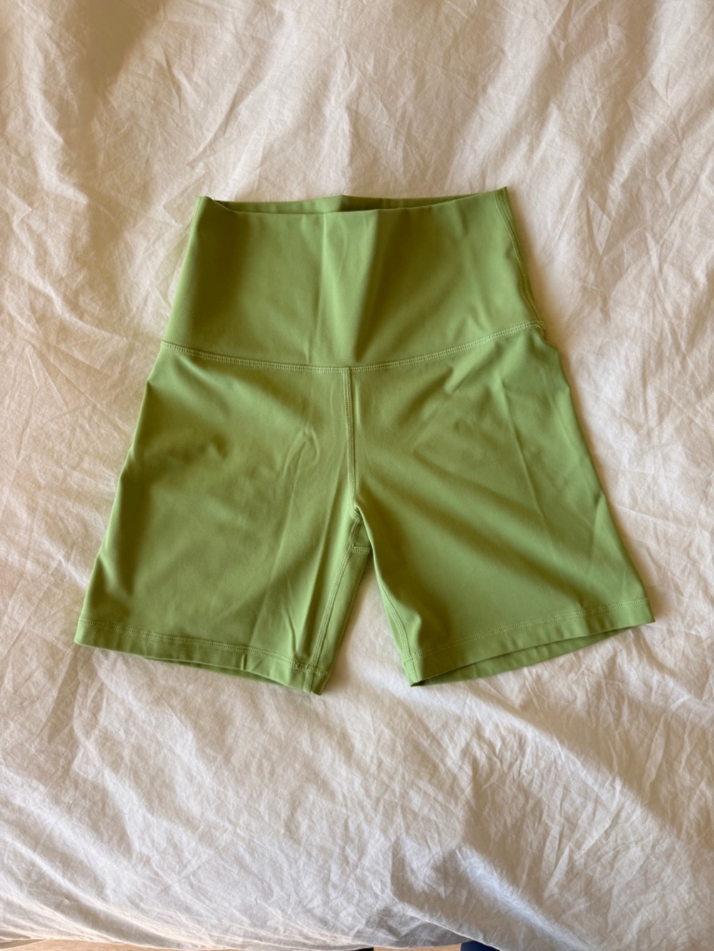 SET Active High-Waist Bike Shorts in Light Green